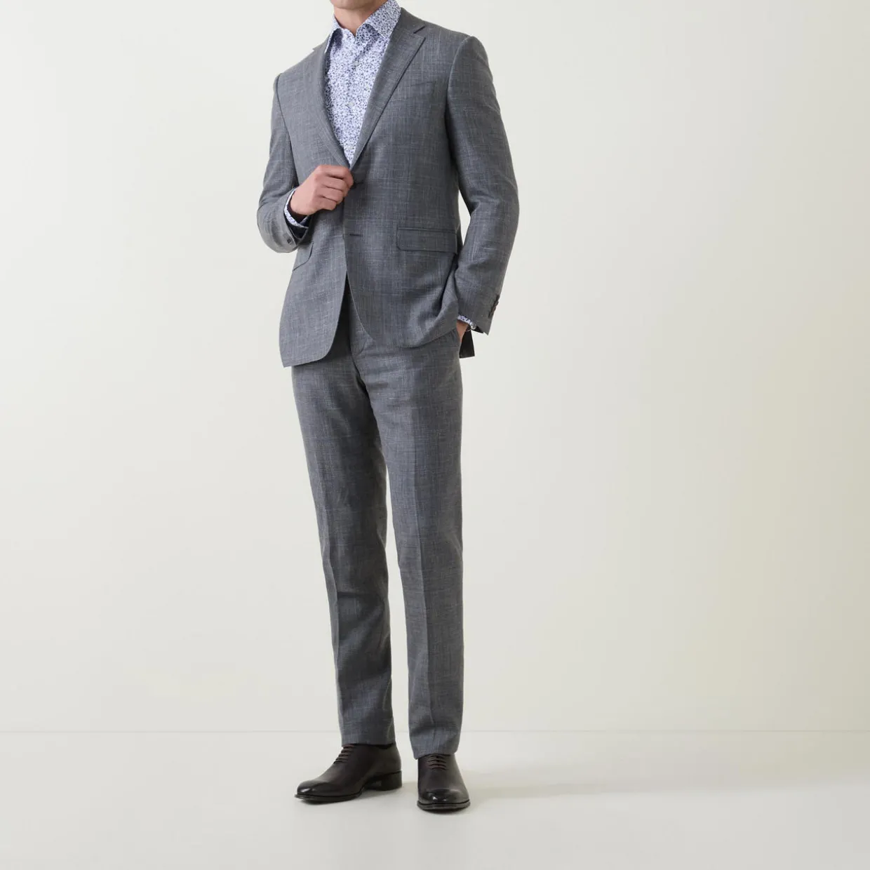 Hank Floral Single Cuff Formal Shirt