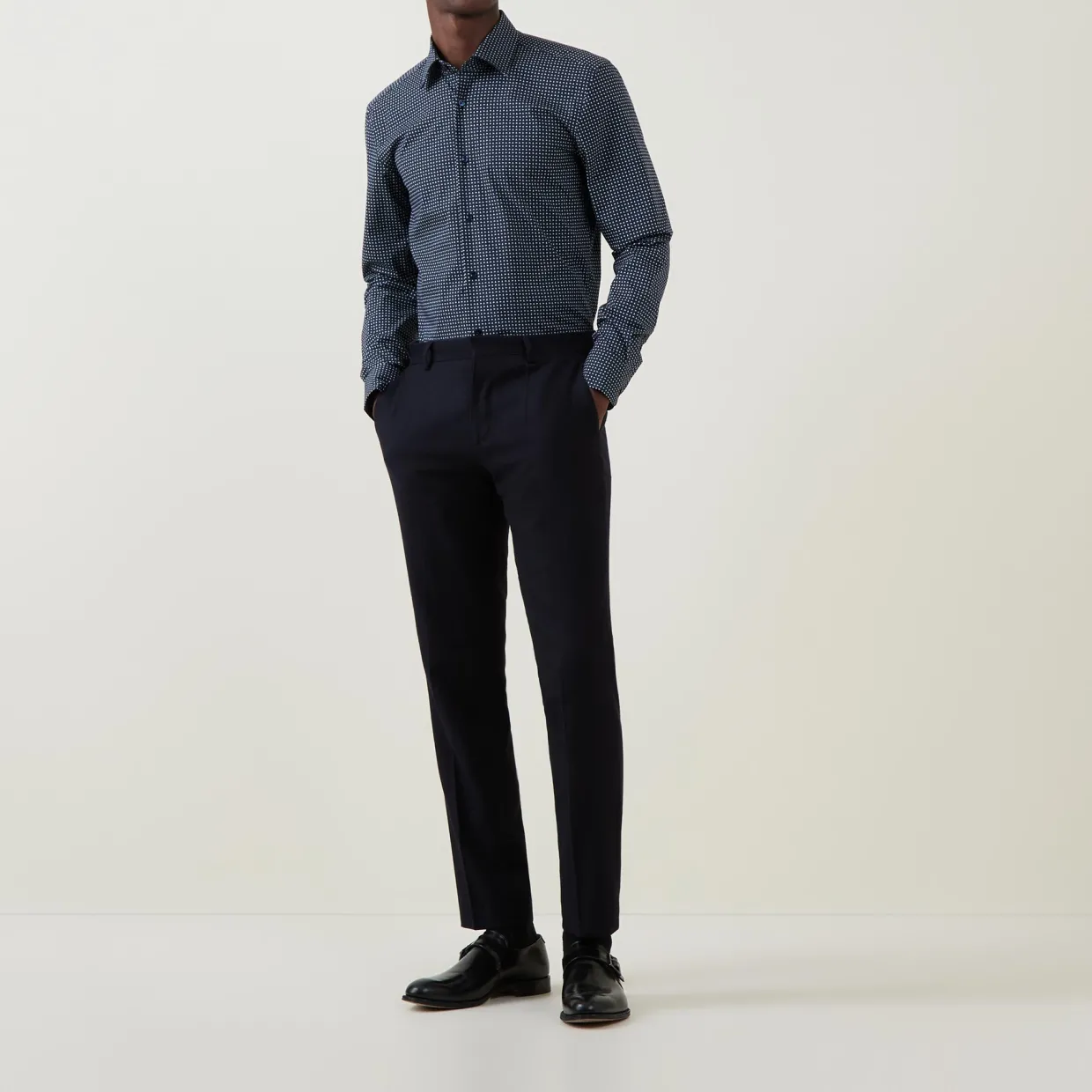 Hank Micro-Pattern Shirt