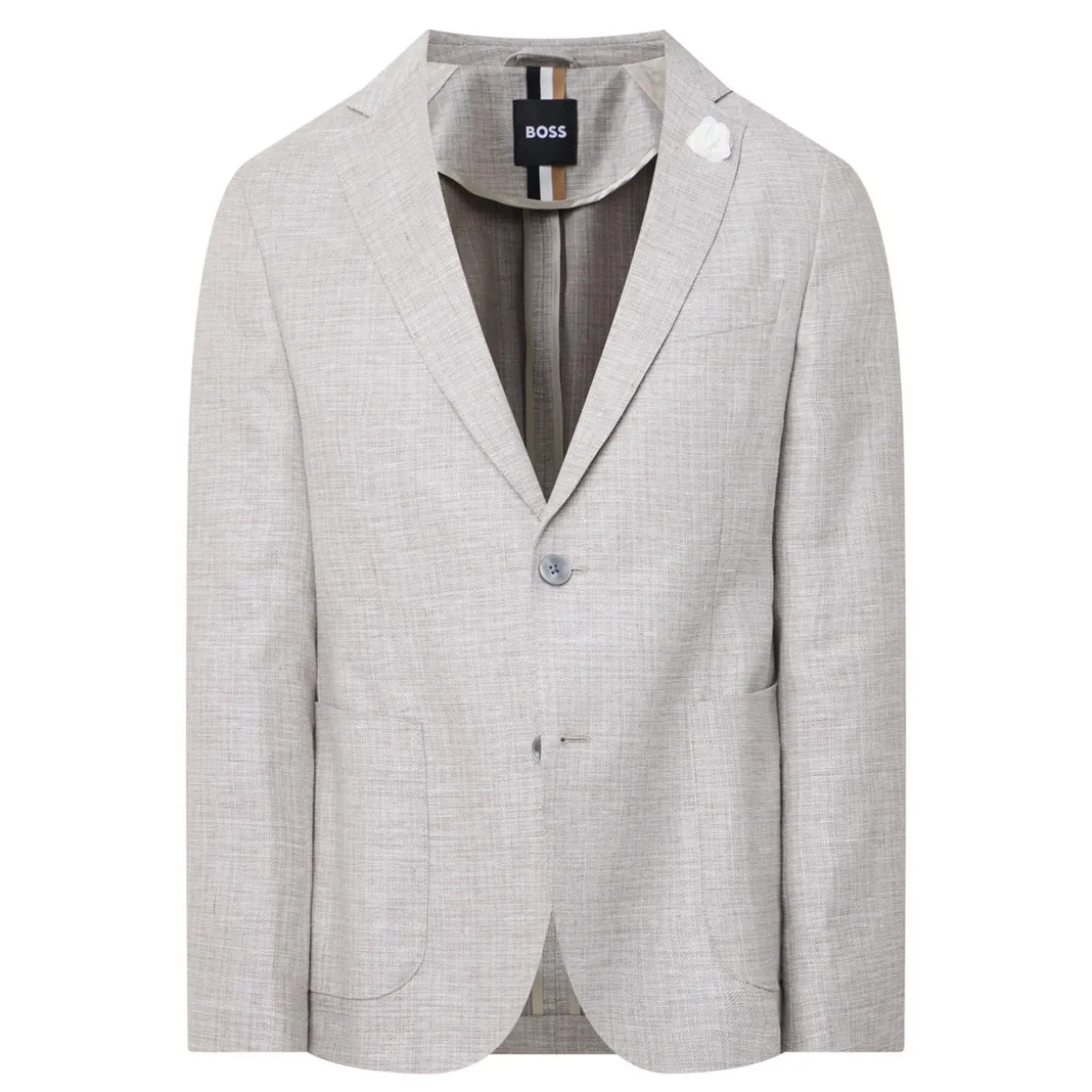 Hanry Micro Check Single-Breasted Jacket