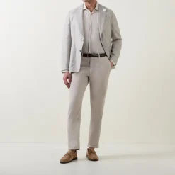 Hanry Micro Check Single-Breasted Jacket