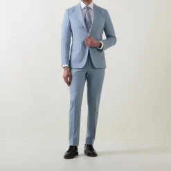 Hanry Single-Breasted Micro Pattern Suit Jacket