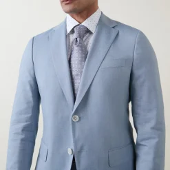 Hanry Single-Breasted Micro Pattern Suit Jacket