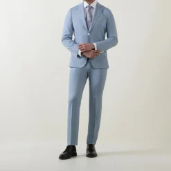 Hanry Single-Breasted Micro Pattern Suit Jacket