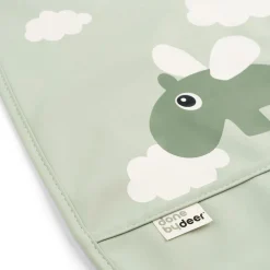 Happy Clouds Bib Green