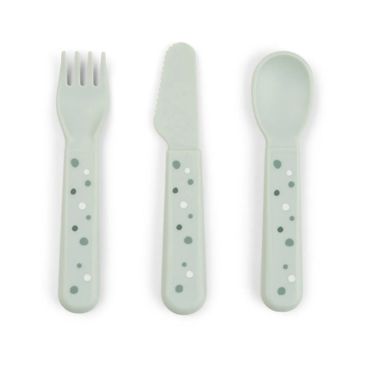 Happy Spots Foodies Three-Piece Cutlery Set