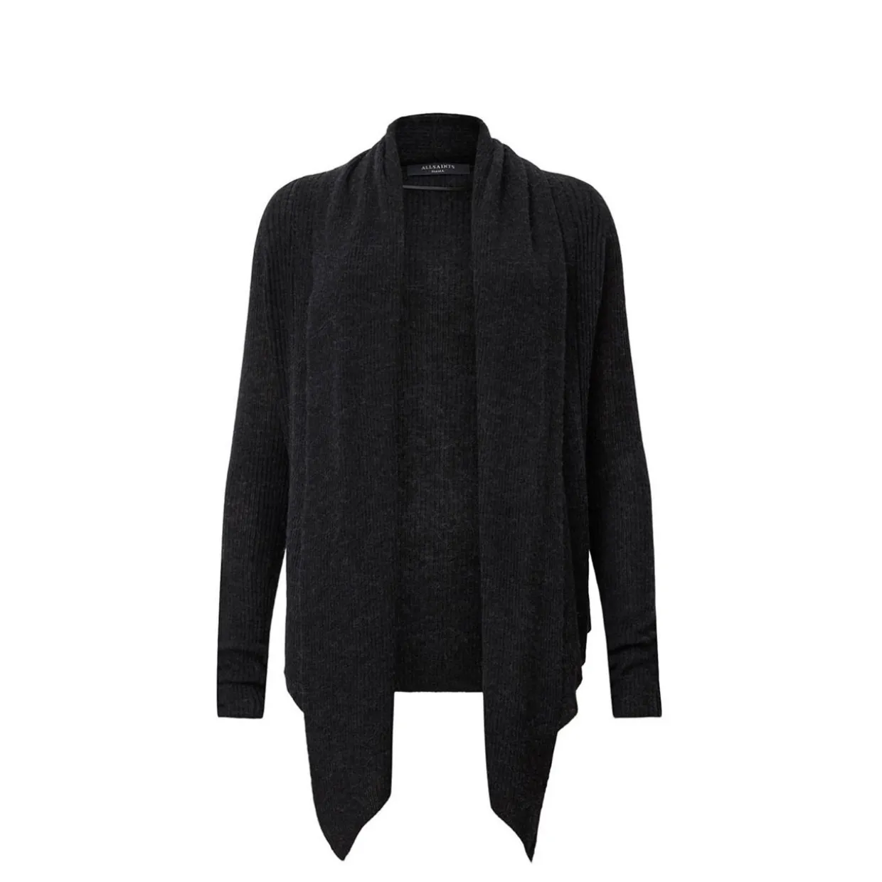 Harper Draped Open-Front Cardigan