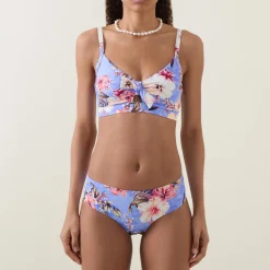 Hawaii Tie Front Bikini Top