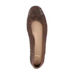 Heat Woven Bow Ballet Flats