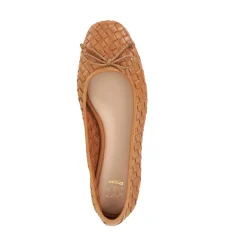 Heat Woven Bow Ballet Flats