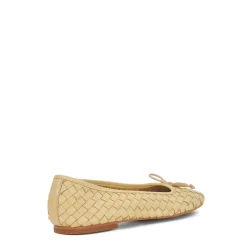 Heat Woven Bow Ballet Flats