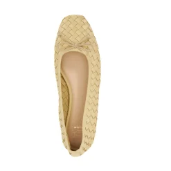 Heat Woven Bow Ballet Flats