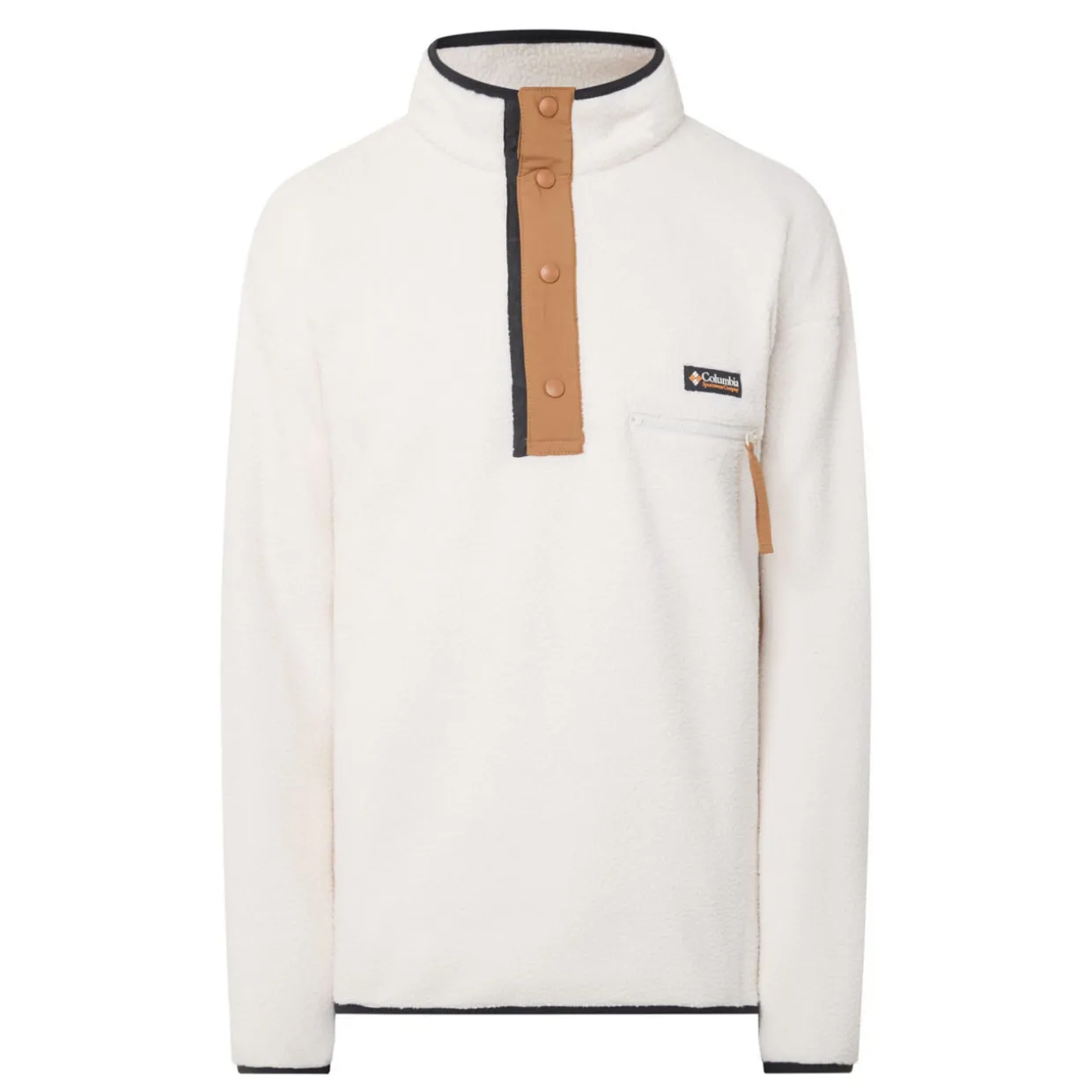 Helvetia Half-Snap Logo Fleece Sweatshirt