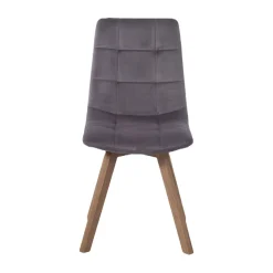 Henderson Velvet Chair Steel