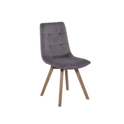 Henderson Velvet Chair Steel