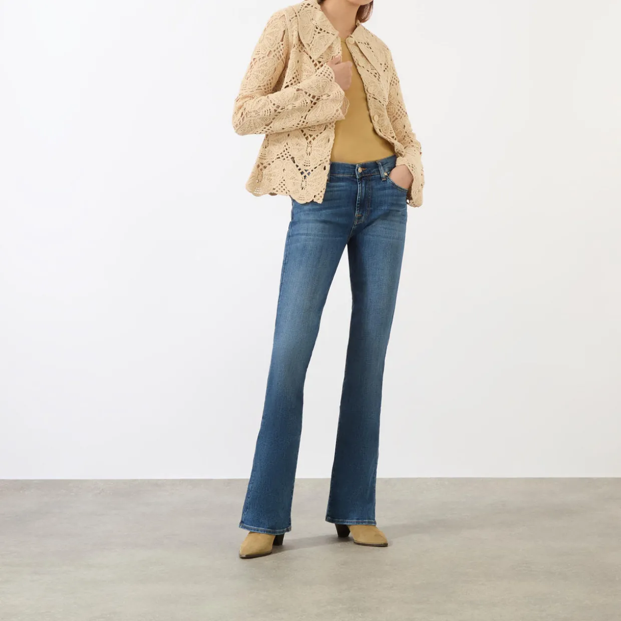 Heritage High-Rise Bootcut Jeans