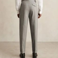 Herringbone Side Adjuster Trousers