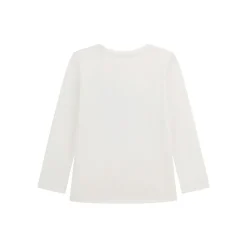High Low Sequin Logo Top