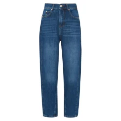High Waist Barrel Leg Jean