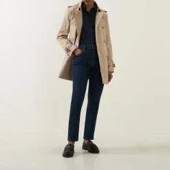 High-Rise Ankle Skinny Jeans