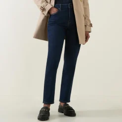 High-Rise Ankle Skinny Jeans
