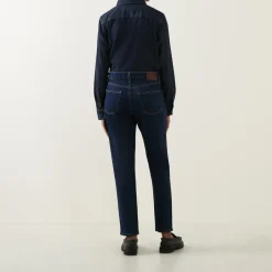 High-Rise Ankle Skinny Jeans