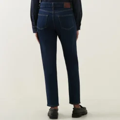 High-Rise Ankle Skinny Jeans
