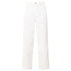 High-Rise Cropped Straight Leg Jeans