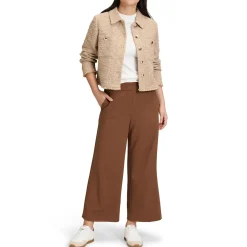 High-Rise Cropped Straight Leg Culottes