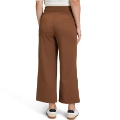 High-Rise Cropped Straight Leg Culottes