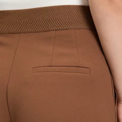 High-Rise Cropped Straight Leg Culottes