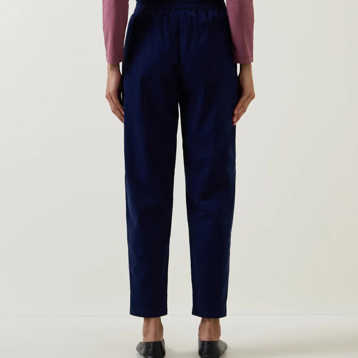 High-Rise Tapered Trousers