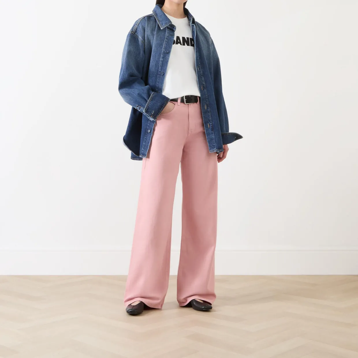 High-Rise Wide Leg Jeans