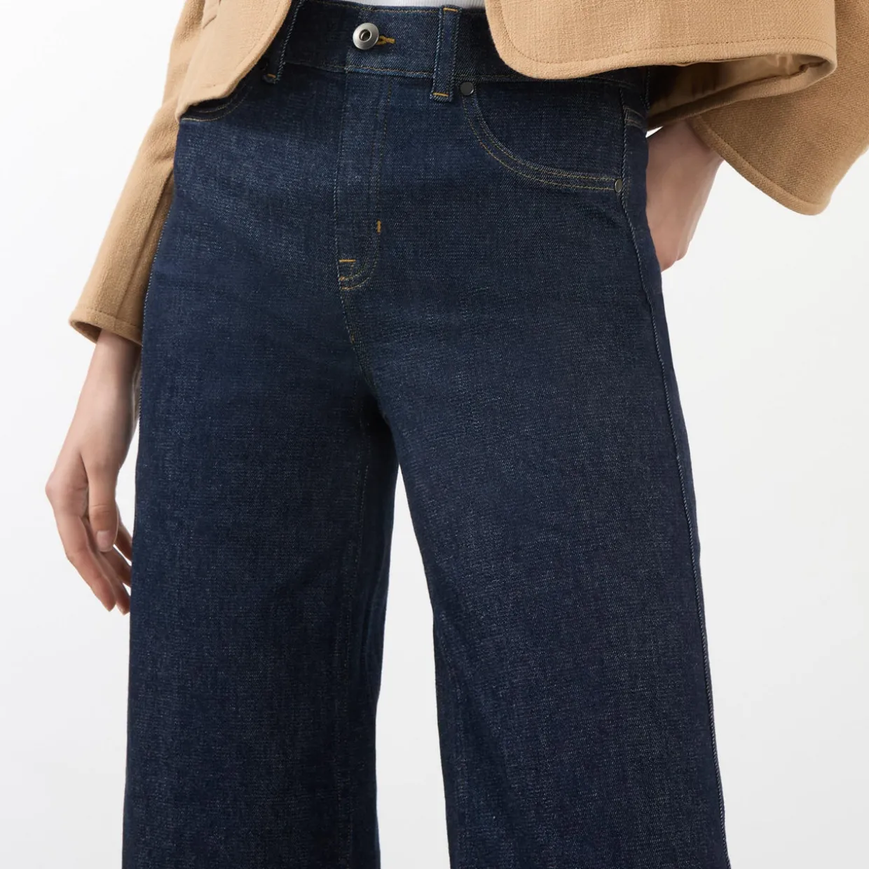 High-Rise Wide Leg Jeans