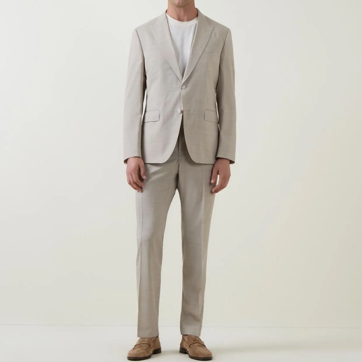 Huge Tonal Check Two-Piece Suit