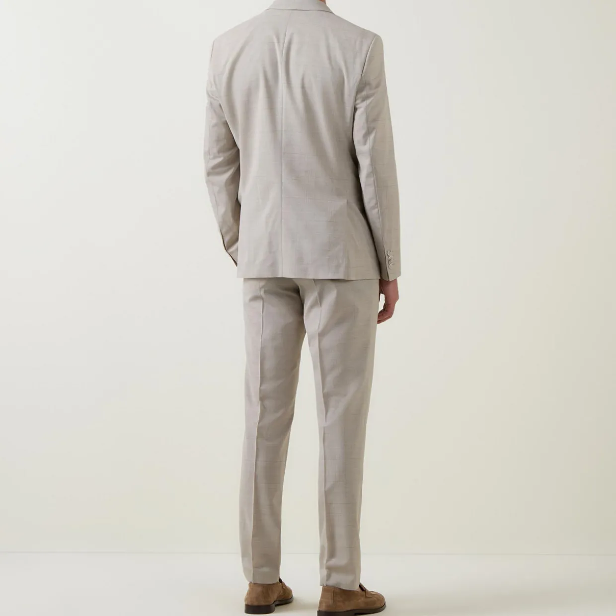 Huge Tonal Check Two-Piece Suit