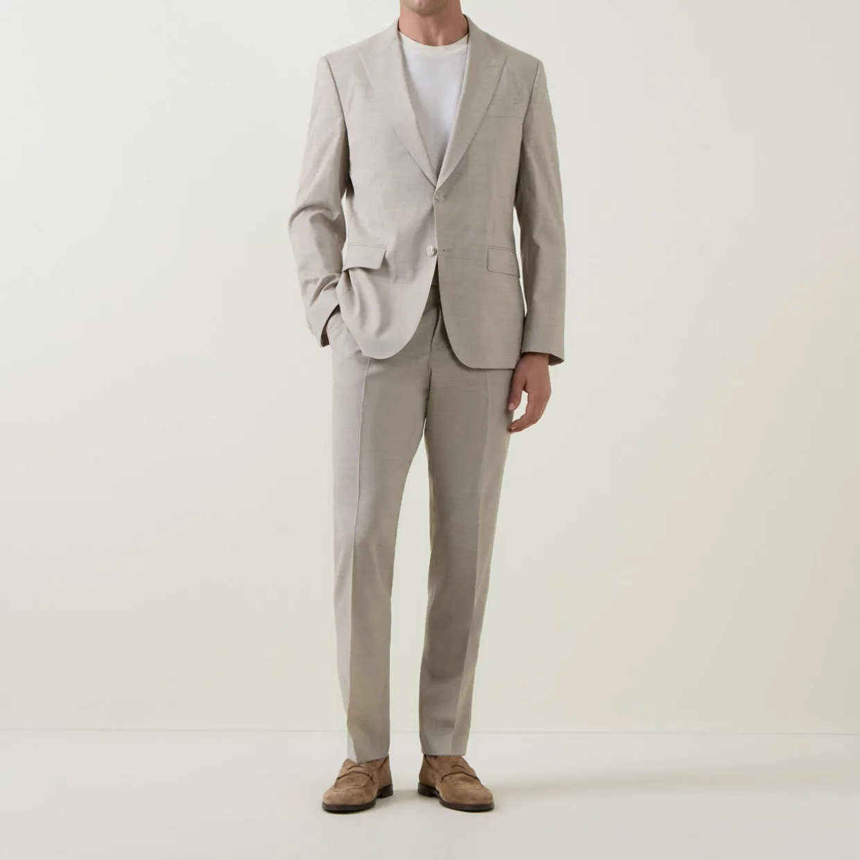 Huge Tonal Check Two-Piece Suit