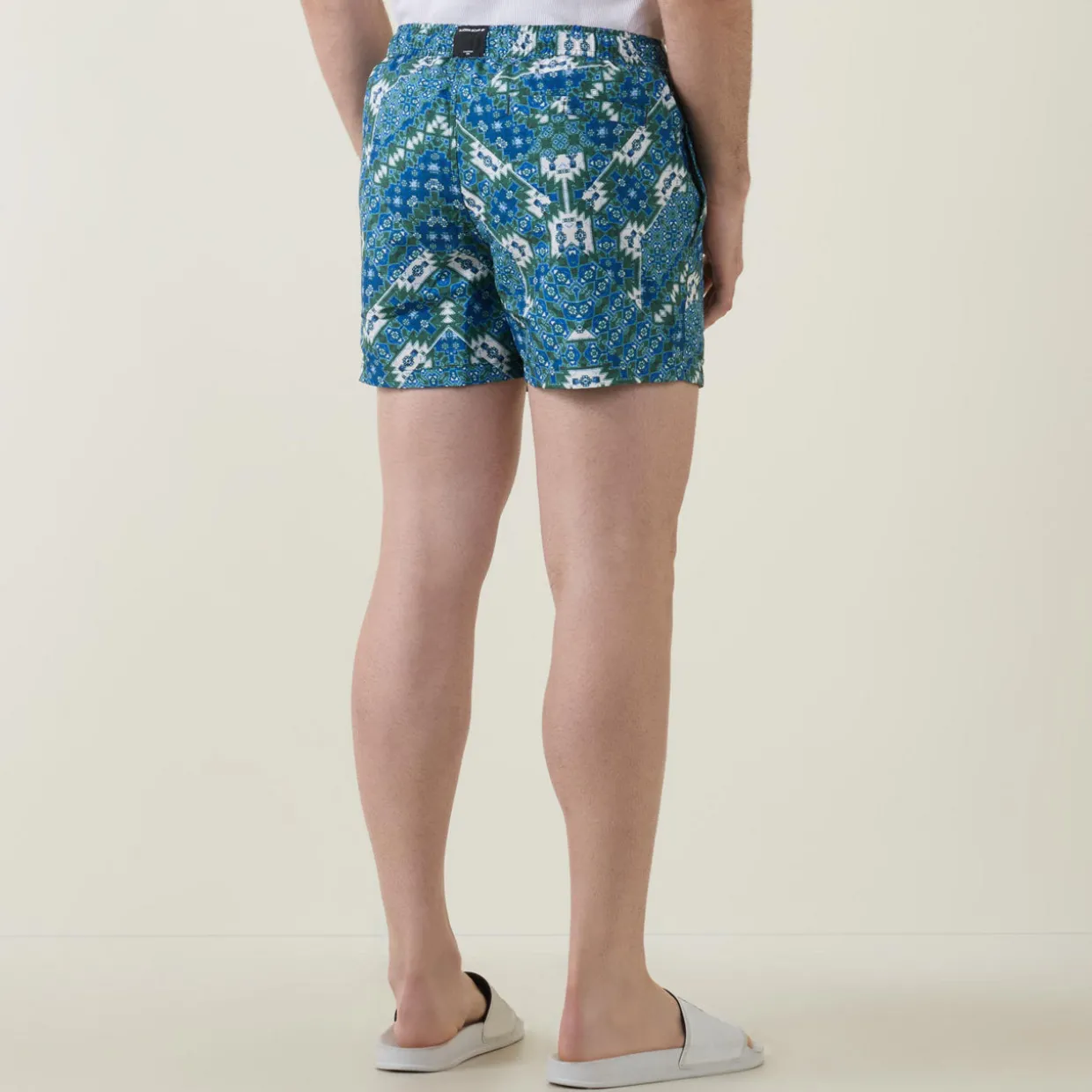 Ikat Print Swim Shorts