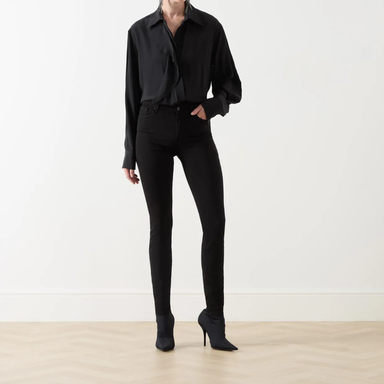 Illusion High-Rise Skinny Slim Jeans