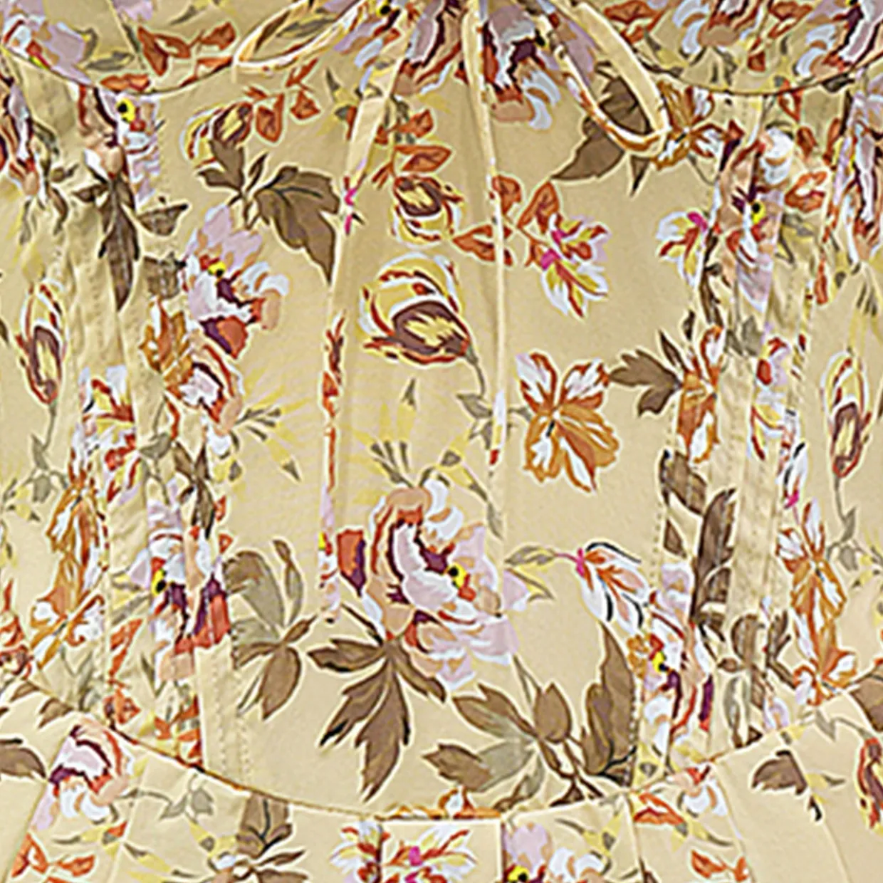 Imani Floral Pleated Mini Dress