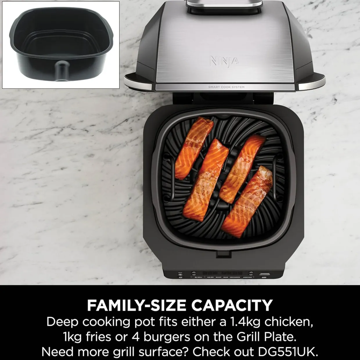 5-in-1 Grill & Air Fryer 5.7L