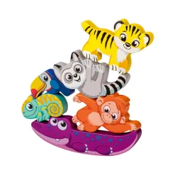 In The Jungle Wooden Touch & Play Puzzle