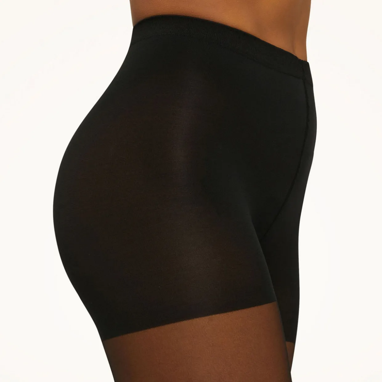 Individual Control Top Tights Black