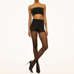 Individual Control Top Tights Black