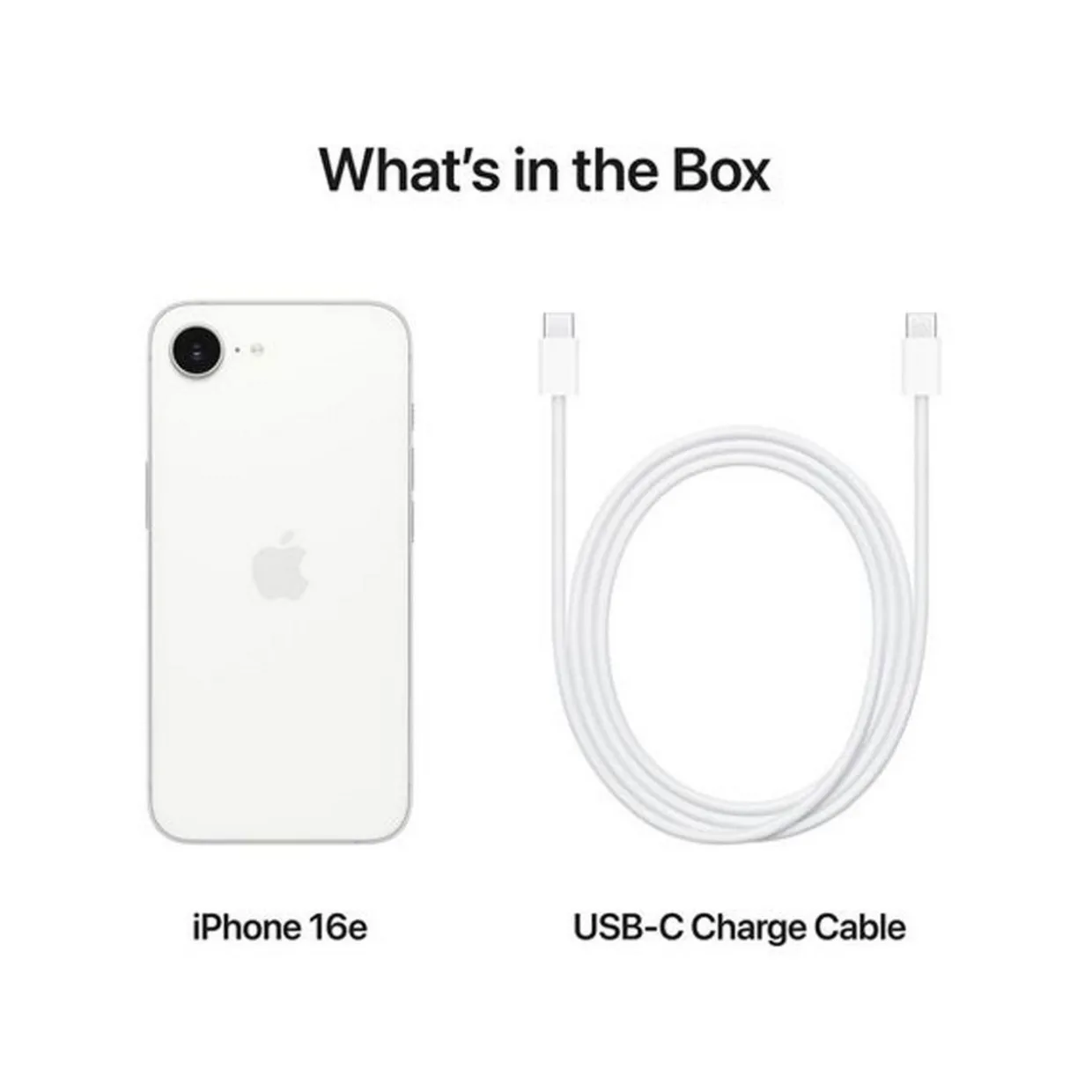 iPhone 16e 256GB White