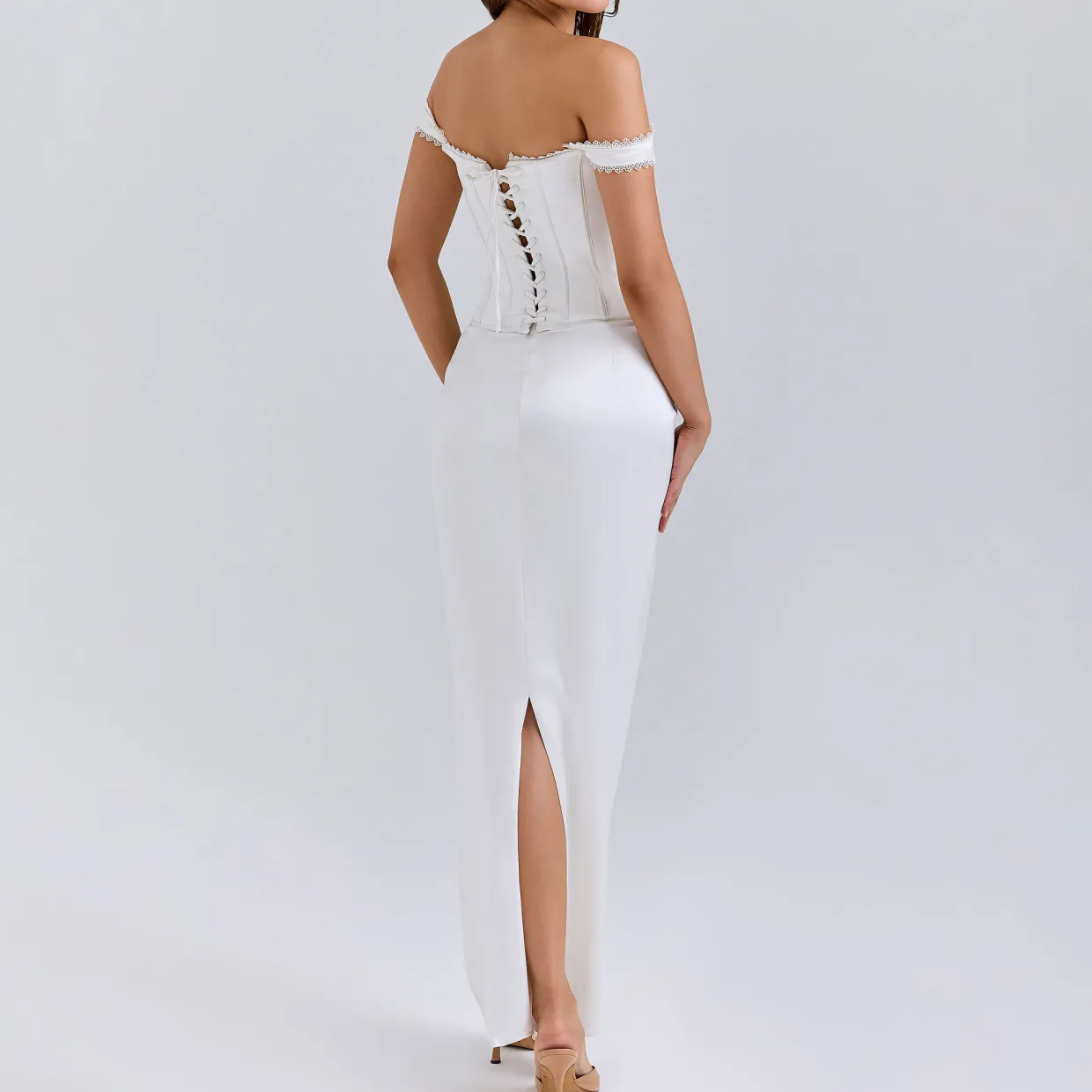 Isis Satin Corset Dress