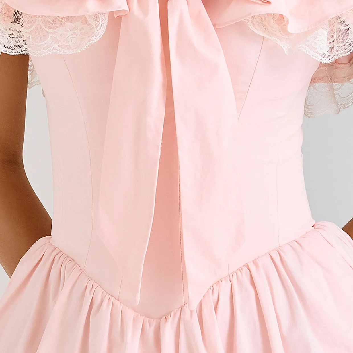 Jaide Off Shoulder Corset Mini Dress