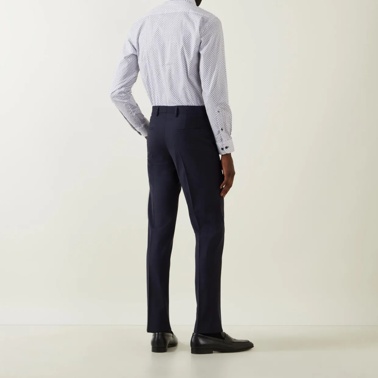 Jans Mid-Rise Straight Leg Suit Trousers