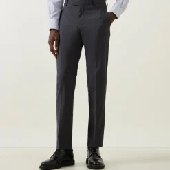 Jans Mid-Rise Straight Leg Suit Trousers