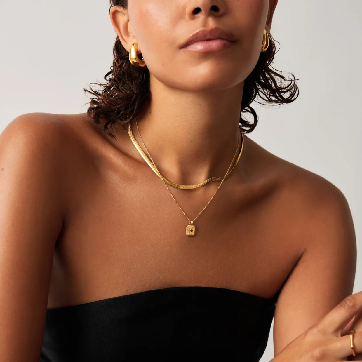 January Birthstone Necklace