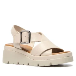 Jasmina Leather Wedge Sandals